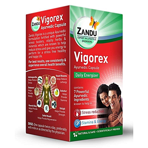 Zandu Vigorex – Ayurvedic Stamina & Vitality Booster
