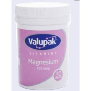Magnesium - 187.5mg 30's